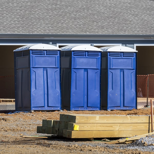 what is the cost difference between standard and deluxe portable restroom rentals in Laona WI